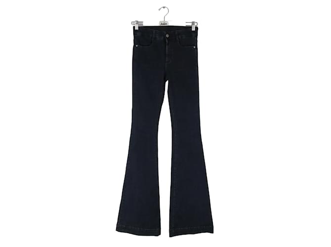 Stella Mc Cartney Jeans bootcut in cotone Nero  ref.1244736