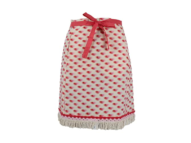 Autre Marque Rubino Gaeta Fil Coupè Jacquard Mini Skirt Multiple colors  ref.1244753