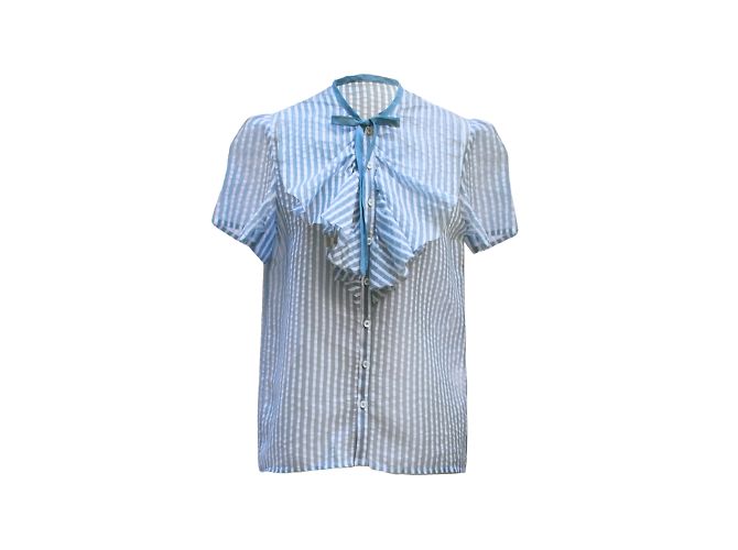 Autre Marque Camicia Rubino Gaeta con volant Multicolore