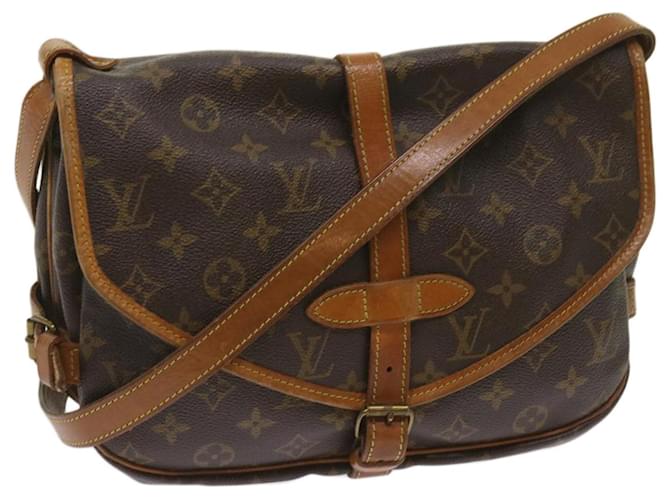 Louis Vuitton Monogram Saumur 30 Shoulder Bag M42256 LV Auth ar11340 Cloth  ref.1244771