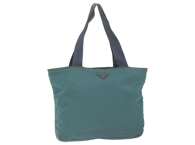 PRADA Borsa Tote Nylon Blu Auth bs11914  ref.1244774