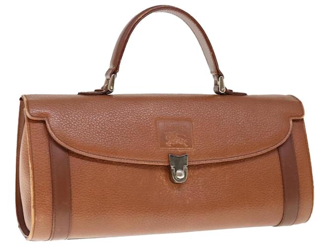 Autre Marque Burberrys Hand Bag Leather Brown Auth 65773  ref.1244788