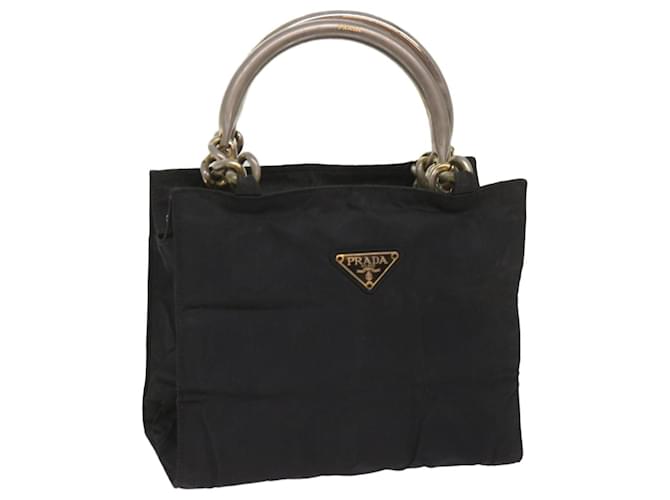 PRADA Hand Bag Nylon Black Auth bs11853  ref.1244790