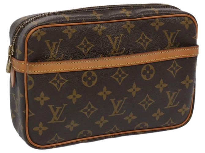 Louis Vuitton Monogram Compiegne 23 Bolsa de Embreagem M51847 LV Auth am5734 Monograma