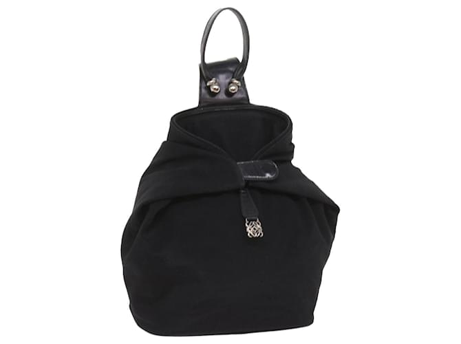 LOEWE Shoulder Bag Nylon Black Auth bs11865  ref.1244812