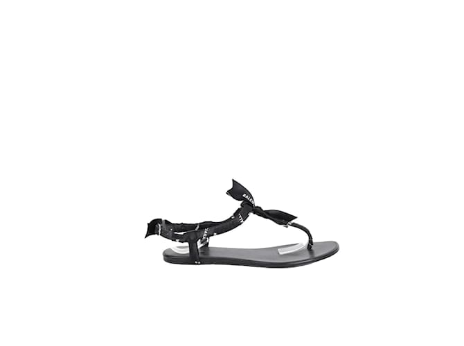 Balenciaga Leather sandals Black  ref.1244844