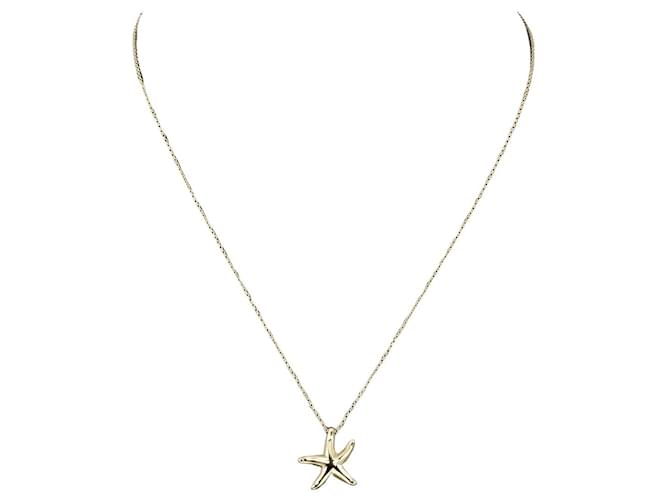 Tiffany & Co estrela do mar Dourado Ouro amarelo  ref.1244880