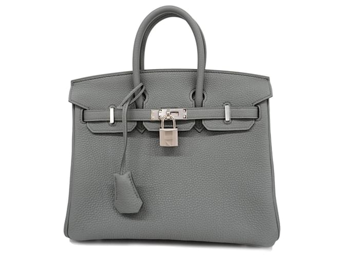 Hermès Birkin 25 Silvery Leather  ref.1244913