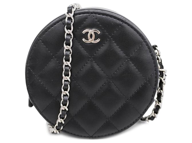 Classique Chanel Matelassée Cuir Noir  ref.1244926