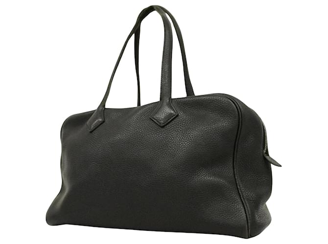 Hermès Victoria Black Leather  ref.1244962
