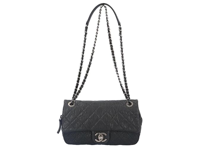 Timeless Chanel - Black Leather  ref.1245033