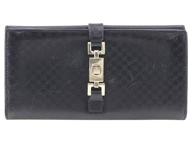 Gucci Jackie Black Leather  ref.1245094