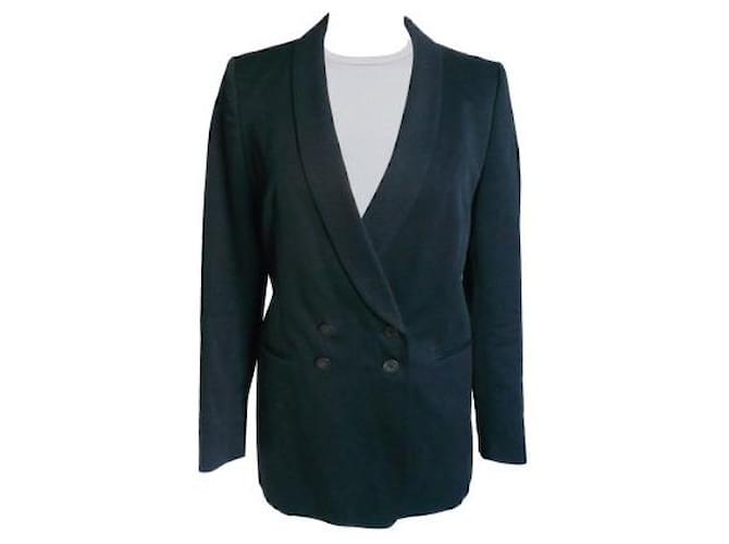 DRIES VAN NOTEN - Black jacket size 38 Cotton Viscose  ref.1245123