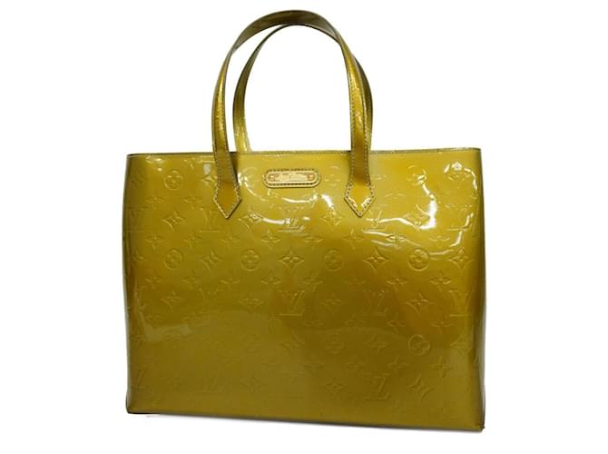 Louis Vuitton Wilshire Yellow Patent leather  ref.1245178