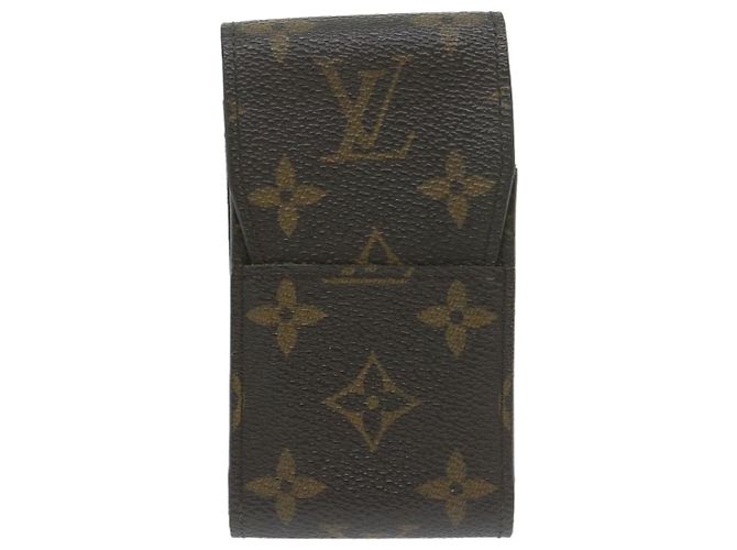 Louis Vuitton Étui à Zigaretten Braun