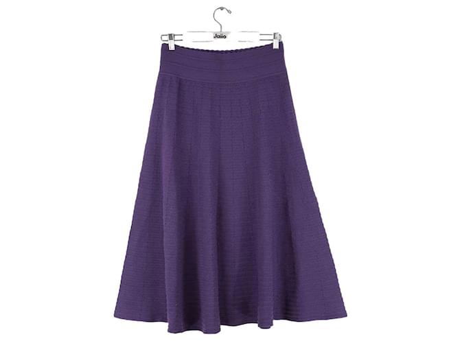 Autre Marque wrap wool skirt Purple  ref.1245261