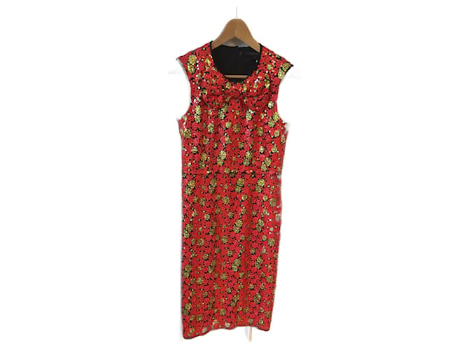 MARC JACOBS  Dresses T.US 2 polyester Red  ref.1245275