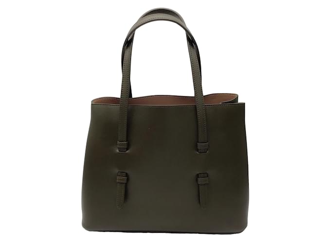Autre Marque Alaia Olive Green Small Leather Tote Bag  ref.1245295
