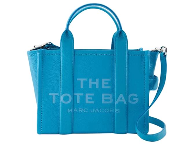 The Small Tote - Marc Jacobs - Leather - Blue  ref.1245373