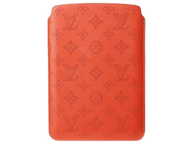 Louis Vuitton Suporte para iPad com monograma vermelho Couro  ref.1245470