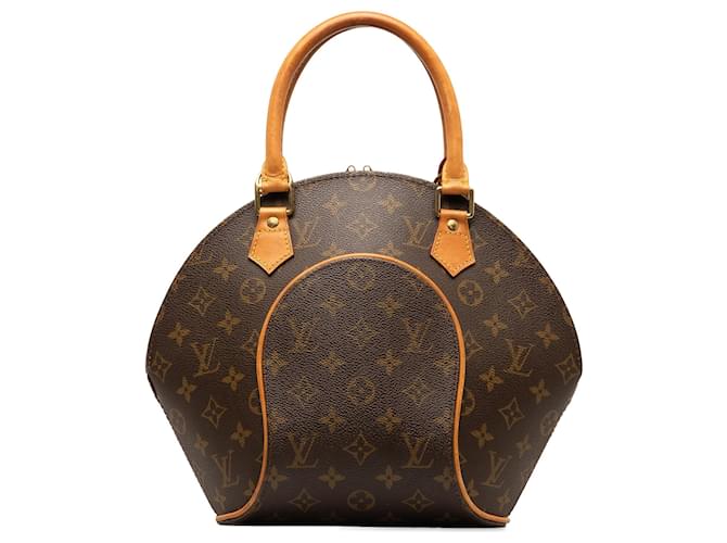 Louis Vuitton Brown Monogram Ellipse PM Leather Cloth  ref.1245497