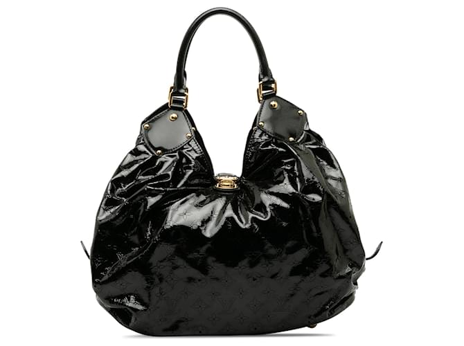 Louis Vuitton Black Mahina Surya XL Leather Patent leather  ref.1245504