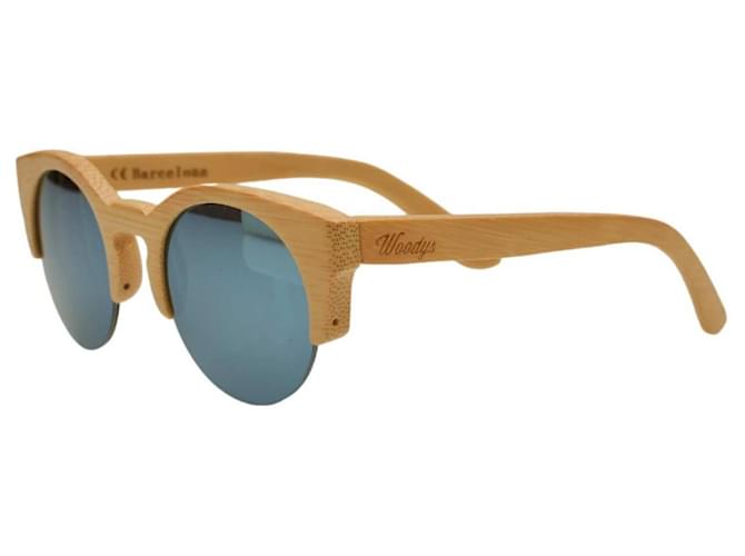 Autre Marque Sonnenbrille Beige Holz  ref.1245600