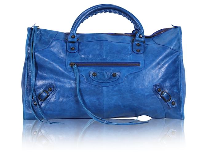 Balenciaga Electric Blue Giant Work Bag  ref.1245614