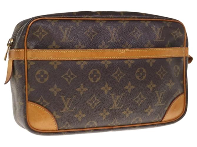 Louis Vuitton Monogram Compiegne 28 Clutch Bag M51845 LV Auth am5644 Cloth  ref.1245685