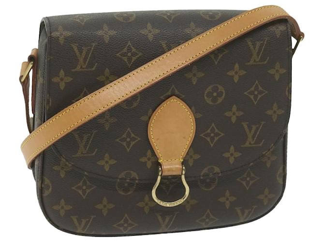 LOUIS VUITTON Monogramm Saint Cloud GM Umhängetasche M.51242 LV Auth 65254EIN Leinwand  ref.1245717