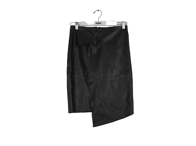Bash Leather skirt Black  ref.1245782
