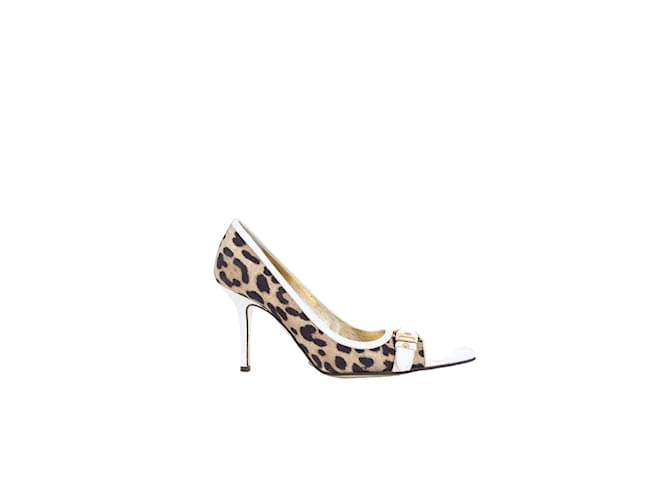 Dolce & Gabbana Beige heels Cloth  ref.1245785
