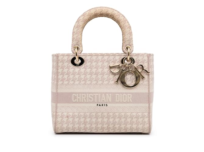 DIOR Handbags Pink Cloth  ref.1245881