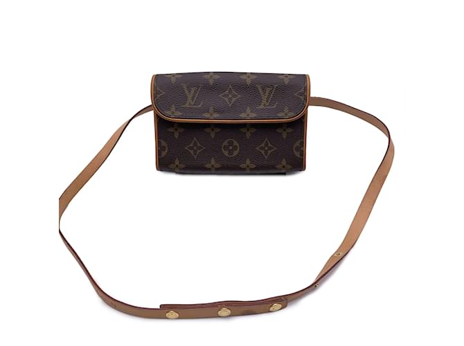 Louis Vuitton Shoulder Bag Florentine Brown Cloth  ref.1245949