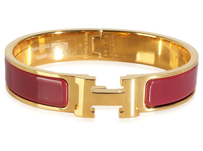 Bracciale Hermès Clic H in placcato oro Placcato in oro  ref.1246036