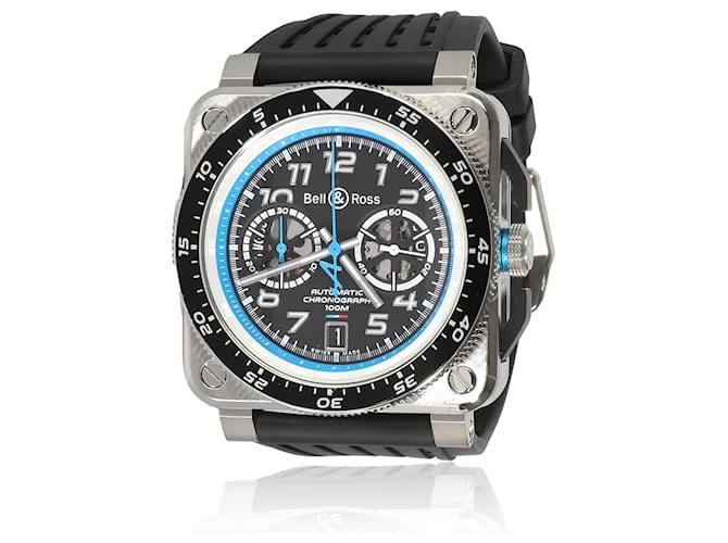 Bell & Ross Alpine F1 BR 03-94-UMA521 Relógio masculino em aço inoxidável  ref.1246044