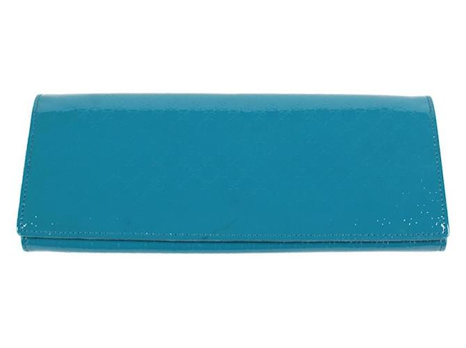 Gucci Clutch bags Azul Couro  ref.1246076