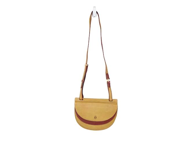 Cartier This shoulder bag features a leather body Yellow  ref.1246102