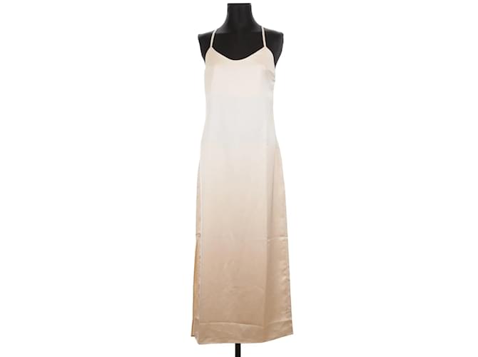 Autre Marque weißes Kleid Polyester  ref.1246104