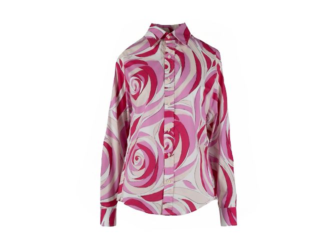 Autre Marque Rubino Gaeta Peony Print Shirt Multiple colors