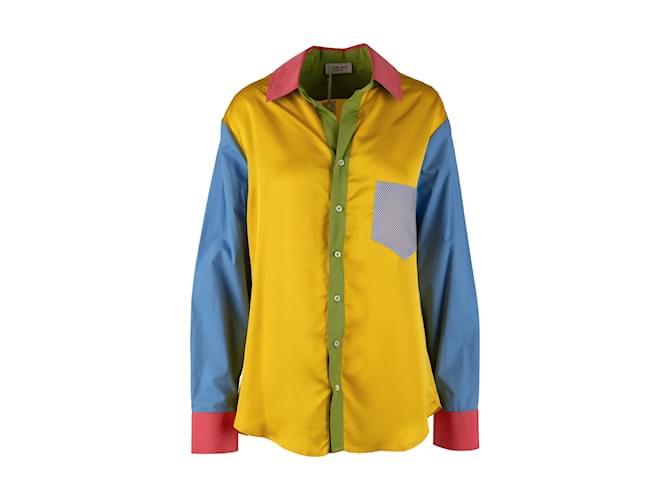 Autre Marque Rubino Gaeta Colorblock Cross Shirt Multiple colors  ref.1246137