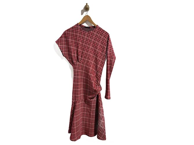 CALVIN KLEIN  Dresses T.International XS Cotton Red  ref.1246143