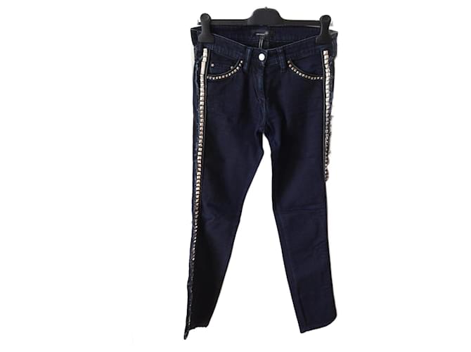 ISABEL MARANT Jeans T.fr 36 cotton Blu Cotone  ref.1246193