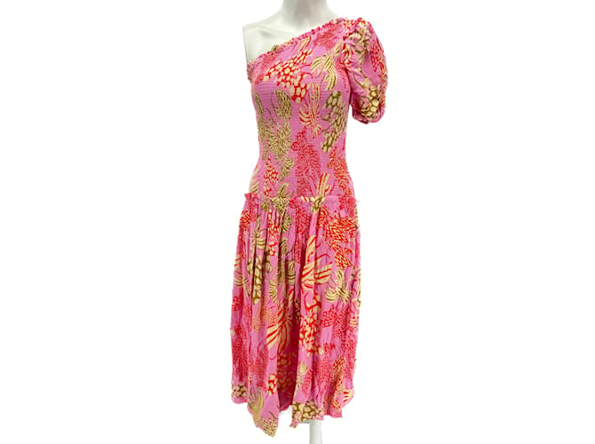 Autre Marque FARM RIO  Dresses T.International S Polyester Pink  ref.1246329