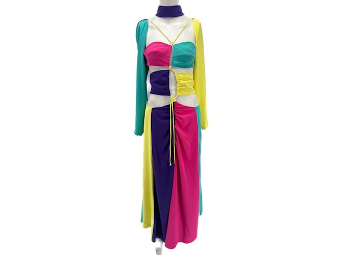 Autre Marque SIEDRES  Dresses T.fr 38 polyester Multiple colors  ref.1246339