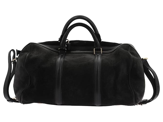 LOUIS VUITTON  Handbags T.  Suede Black  ref.1246340
