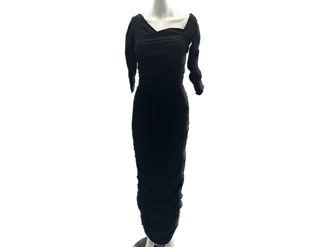 KHAITE  Dresses T.International M Viscose Black  ref.1246362