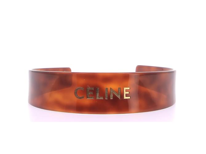 Céline CELINE Haarschmuck T.  Plastik Braun Kunststoff  ref.1246363