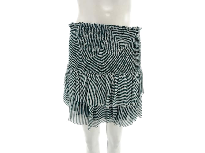 ISABEL MARANT ETOILE  Skirts T.fr 42 silk Green  ref.1246375