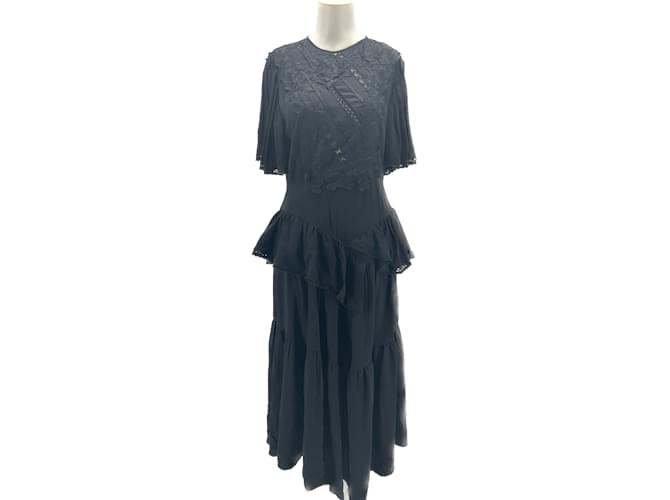 ISABEL MARANT  Dresses T.fr 36 Viscose Black  ref.1246380